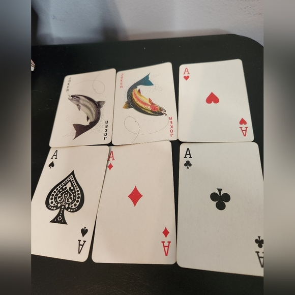 Grandpa Playing Cards Fish - Picture 4 of 6